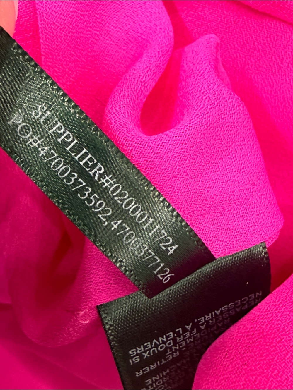 Lauren Ralph Lauren Sleeveless Hot Pink Fit-and-Flare Mini Dress - Picture 6 of 6